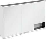 Villeroy & Boch Spiegelschrank My View+ B48110 1000 mm Graphite mit LED-Beleuchtung und SoftClosing