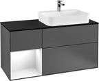 anthrazit / Mitteldichte Faserplatte (MDF) / G392G F