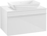 Villeroy & Boch Venticello Waschtischunterschrank 757 mm Glossy White mit Auszug