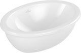 Villeroy & Boch Unterbauwaschbecken Loop & Friends 4A5301 oval 430x290mm Weiß Alpin TitanCeram
