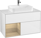 weiß / Mitteldichte Faserplatte (MDF) / G361P C 1000x603x501mm Glossy White