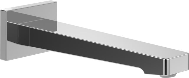 Villeroy & Boch Architectura Square Badewannenauslauf TVT125002000 – Eckig, Chrom, AirPlus, Wandmontage