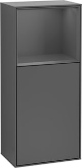 Villeroy & Boch Finion Seitenschrank G510GF, 418 mm, Glossy White Lacquer, mit Beleuchtung
