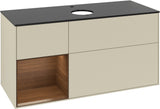 Villeroy & Boch Finion Waschtischunterschrank 1200 mm Glossy White Lacquer mit Beleuchtung