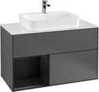anthrazit / Mitteldichte Faserplatte (MDF) / G361P D