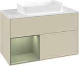 Villeroy & Boch Finion Waschtischunterschrank 1000 mm Glossy White Lacquer – mit LED-Beleuchtung & SoftClosing