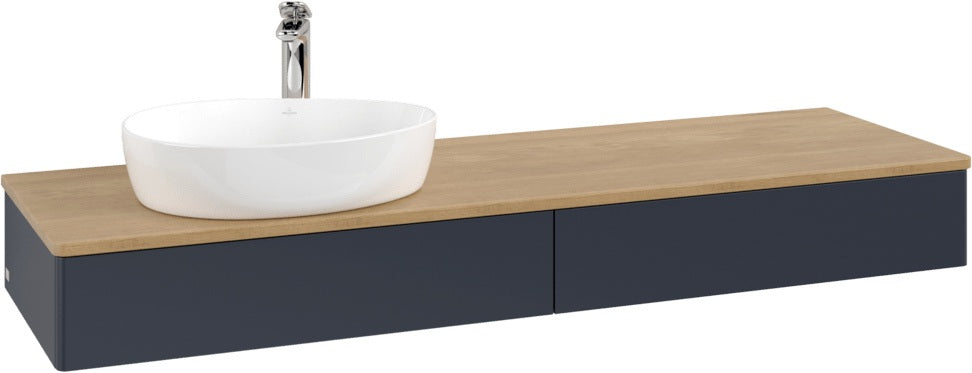 Villeroy & Boch Waschbeckenunterschrank Antao L15051 1600 mm Anthrazit Matt mit Auszugsbeleuchtung