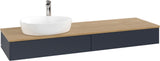 Villeroy & Boch Waschbeckenunterschrank Antao L15051 1600 mm Anthrazit Matt mit Auszugsbeleuchtung
