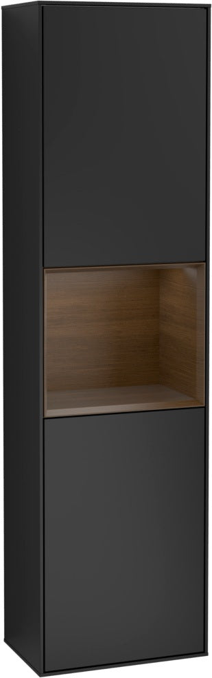 Villeroy & Boch Hochschrank Finion F460GF – 418 mm, Glossy White Lacquer, mit Beleuchtung & SoftClosing