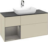 Villeroy & Boch Finion Waschtischunterschrank 1200 mm Glossy White Lacquer mit Beleuchtung