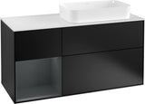 Villeroy & Boch Finion Waschbeckenunterschrank 1200 mm Glossy White Lacquer mit LED-Beleuchtung