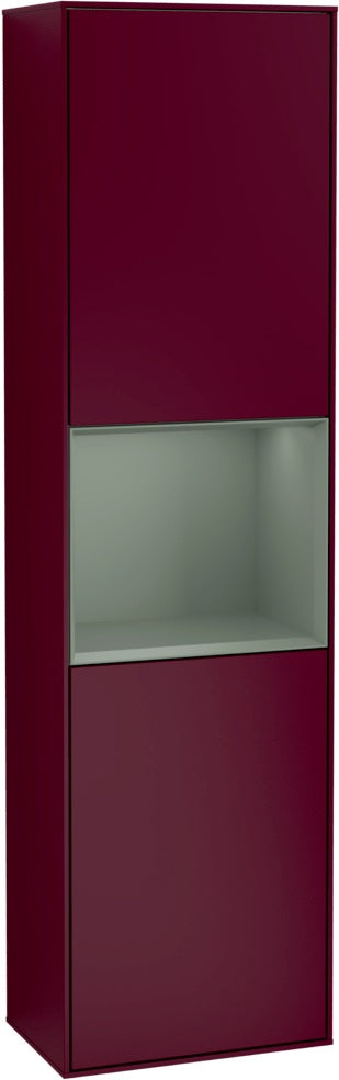Villeroy & Boch Hochschrank Finion F460GF – 418 mm, Glossy White Lacquer, mit Beleuchtung & SoftClosing