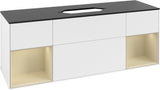 Villeroy & Boch Finion Waschtischunterschrank 1600 mm Glossy White Lacquer mit Beleuchtung