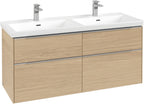 Eiche / aluminium glänzend / Nordic