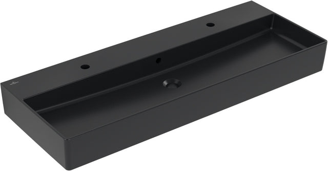 Villeroy & Boch Wandwaschbecken Memento 2.0 1200x470mm Pure Black CeramicPlus