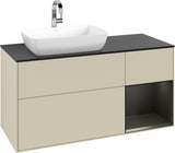 Villeroy & Boch Finion Waschbeckenunterschrank 1200 mm Glossy White Lacquer mit LED-Beleuchtung