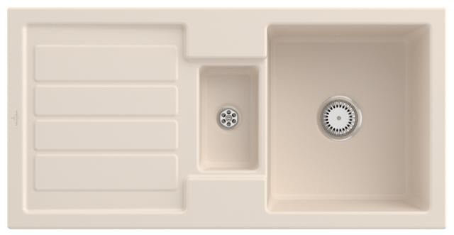 Villeroy & Boch Einbauspüle Flavia 60 Ivory CeramicPlus 1010x510mm