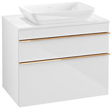 Villeroy & Boch Venticello Waschtischunterschrank 757 mm Glossy White mit 2 Auszügen