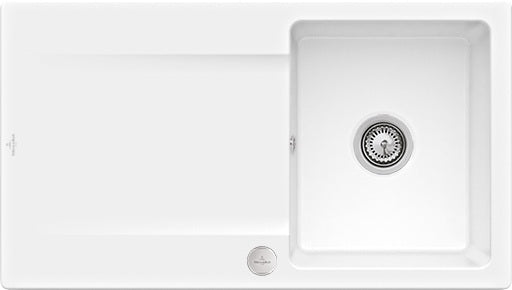 Villeroy & Boch Siluet 50 flat Flächenbündige Spüle 880x490mm Weiß Alpin CeramicPlus