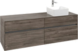 Villeroy & Boch Waschtischunterschrank Collaro C05100 Stone Oak 1600 mm mit 4 Auszügen