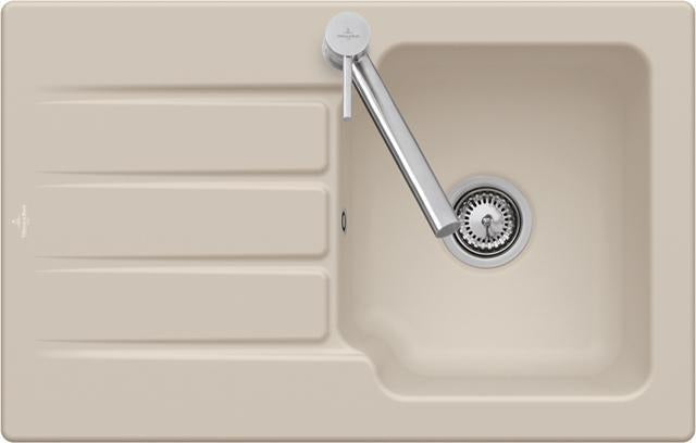 Villeroy & Boch Architectura 45 Einbauspüle 800x510mm Ebony CeramicPlus reversibel