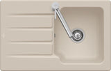 Villeroy & Boch Architectura 45 Einbauspüle 800x510mm Ebony CeramicPlus reversibel