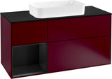Villeroy & Boch Finion Waschtischunterschrank 1200 mm Glossy White Lacquer mit LED-Beleuchtung