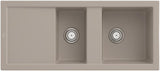 Villeroy & Boch Spüle SUBWAY 80 snow white 1160x510mm CeramicPlus Doppelbecken reversibel