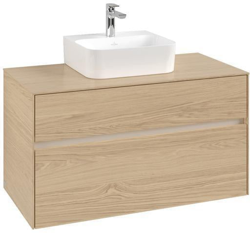 Villeroy & Boch Waschtischunterschrank Collaro 1000 mm Nordic Oak mit LED-Beleuchtung und SoftClosing
