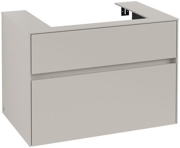 Villeroy & Boch Collaro Waschtischunterschrank 800 mm White Wood mit 2 Auszügen