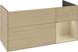 Villeroy & Boch Finion Waschbeckenunterschrank Glossy White Lacquer 1196 mm mit LED-Beleuchtung