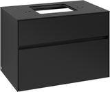 Villeroy & Boch Waschbeckenunterschrank Collaro C124 800 mm Volcano Black mit SoftClosing