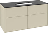 Villeroy & Boch Finion Waschtischunterschrank 1200 mm Anthrazit Matt mit LED-Beleuchtung