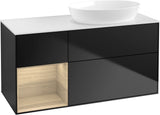 Villeroy & Boch Finion Waschtischunterschrank 1200 mm Glossy White Lacquer mit Beleuchtung