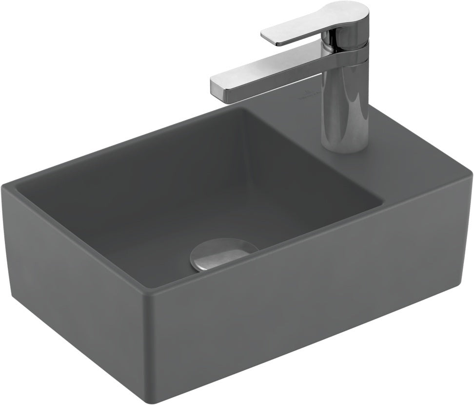 Villeroy & Boch Handwaschbecken Memento 2.0 – Weiß Alpin, 400 x 260 mm, Wandmontage