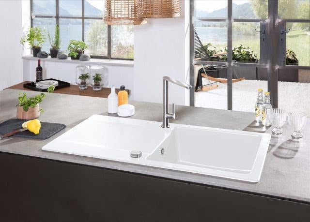 Villeroy & Boch Einbauspüle Siluet 50 900x510mm TitanCeram Ebony CeramicPlus reversibel