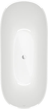 Villeroy & Boch Theano Freistehende Badewanne 1700x750mm Weiß Alpin Quaryl