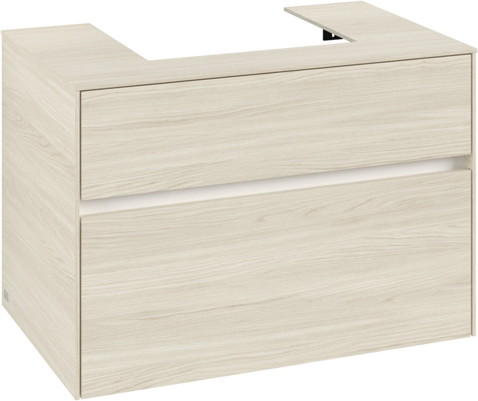 Villeroy & Boch Waschbeckenunterschrank Collaro C06900 800 mm White Oak mit SoftClosing