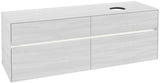 Villeroy & Boch Waschtischunterschrank Collaro C051 B0 1600 mm Glossy White mit LED-Beleuchtung