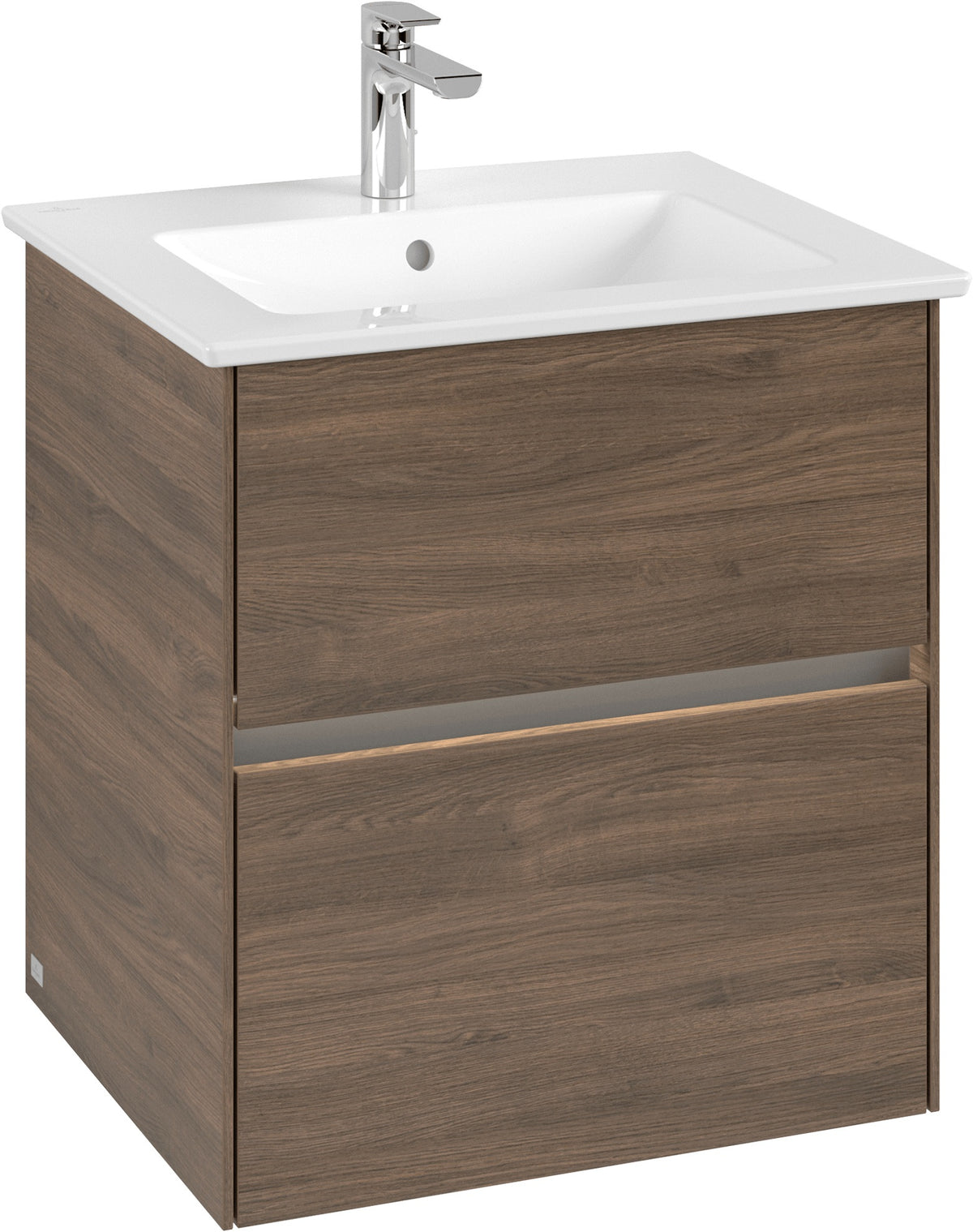 Villeroy & Boch Collaro Waschtischunterschrank C142 B0 – 561 mm, White Matt, LED-Beleuchtung & SoftClosing