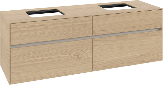 Villeroy & Boch Waschtischunterschrank Collaro C137 Nordic Oak 1600 mm mit 4 Auszügen