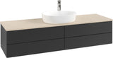 Villeroy & Boch Waschtischunterschrank Antao L25153 1600 mm Anthracite Matt Lacquer