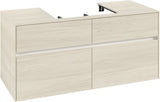 Villeroy & Boch Waschtischunterschrank Collaro C081 1200 mm White Oak mit 4 Auszügen und SoftClosing