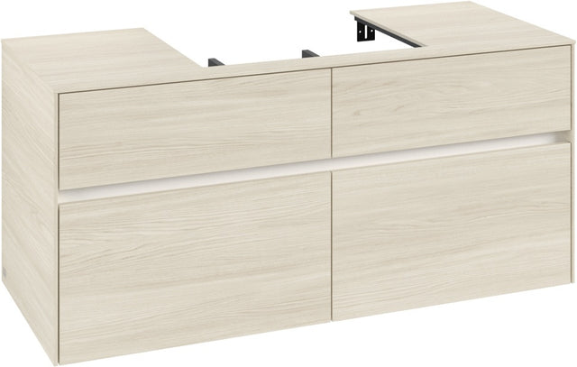 Villeroy & Boch Waschtischunterschrank Collaro C081 1200 mm White Oak mit 4 Auszügen und SoftClosing