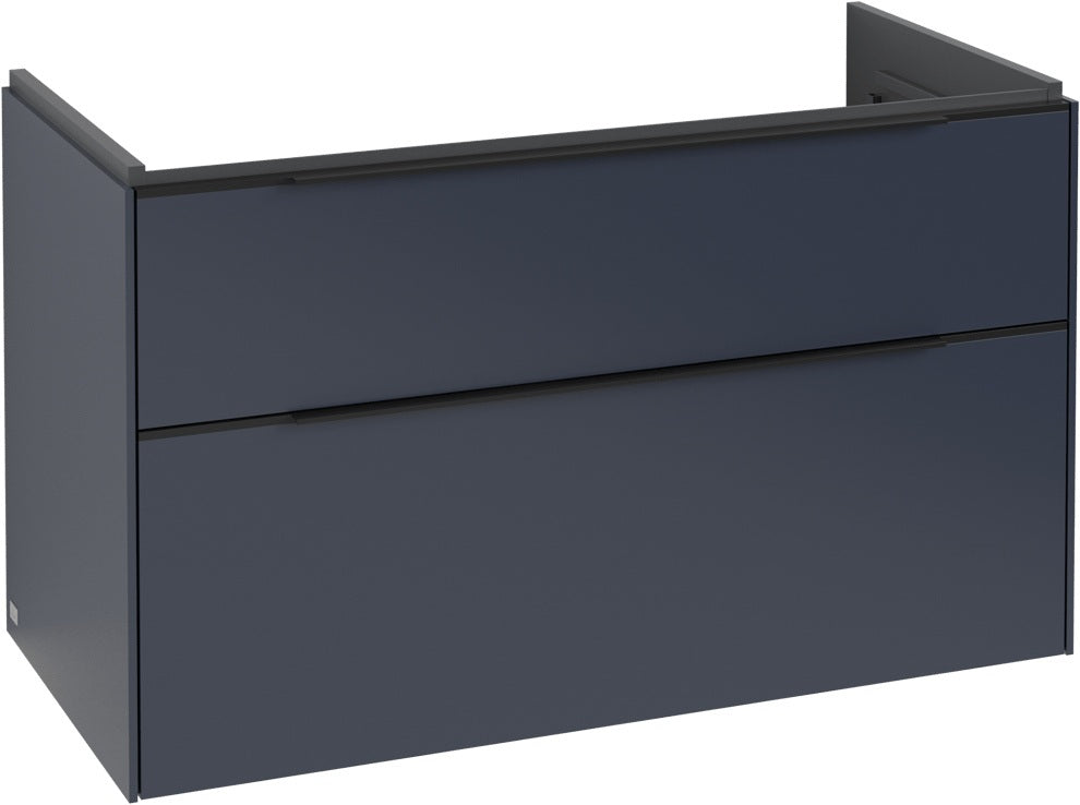 Villeroy & Boch Subway 3.0 Waschtischunterschrank C570L0 Brilliant White mit LED-Beleuchtung und SoftClosing