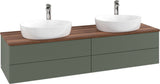 Villeroy & Boch Antao Waschtischunterschrank 1600 mm Anthracite Matt mit LED-Beleuchtung