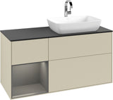 Villeroy & Boch Finion Waschtischunterschrank 1200 mm Glossy White Lacquer mit Beleuchtung