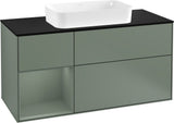 Villeroy & Boch Finion Waschtischunterschrank 1200 mm Glossy White Lacquer mit LED-Beleuchtung