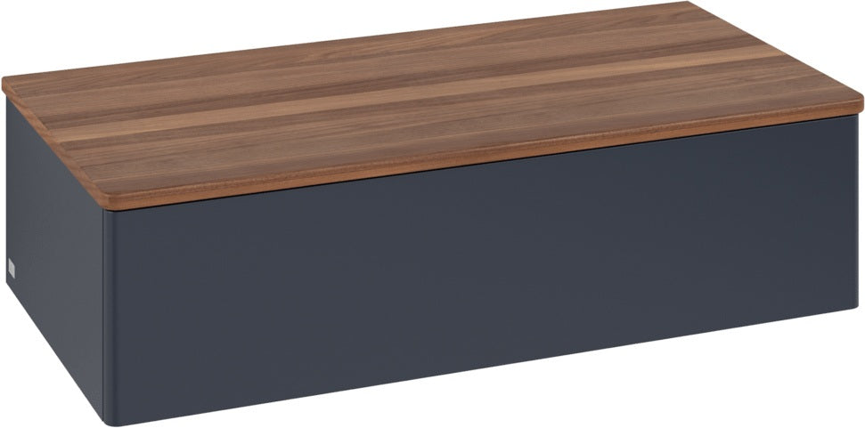 Villeroy & Boch Antao Sideboard 1000 mm, Anthracite Matt Lacquer, mit Auszug & LED-Beleuchtung