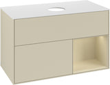 Villeroy & Boch Finion Waschtischunterschrank FA21GFGF 1000 mm Glossy White Lacquer